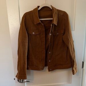 Women's Brown Denim Jacket